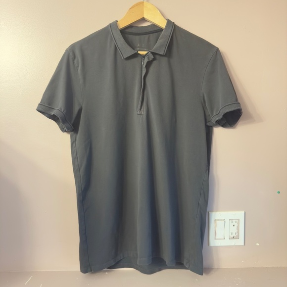 Armani Exchange Poloshirt Dark Gray Men Size L - Picture 1 of 7